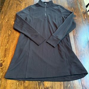 Athleta Black Long Sleeve Athletic Dress